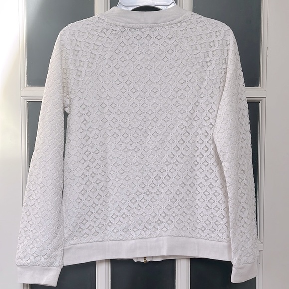 Xhilaration Girls Lace Full Zip Jacket, size L - Picture 5 of 7